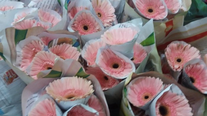 Harga Bunga di Pasar Rawa Belong Jelang Hari Valentine Alami Kenaikan
