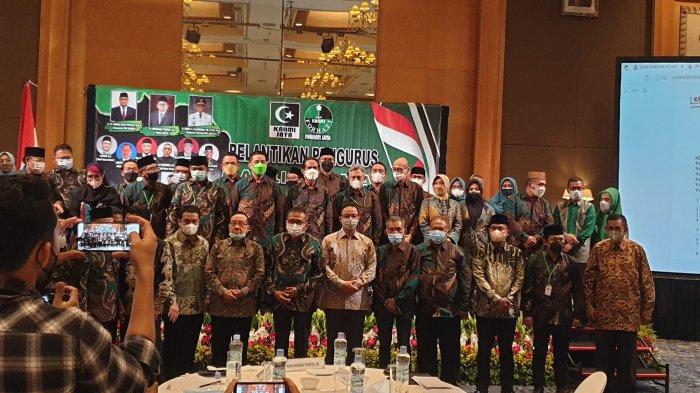Gubernur DKI Jakarta Anies Baswedan menghadiri acara pelantikan Majelis Wilayah Korp Alumni Himpunan Mahasiswa Islam (KAHMI) Jaya periode 2022-2027.