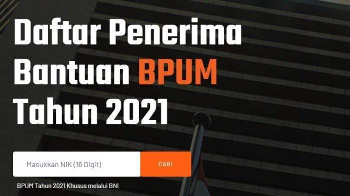 Halaman banpresbpum.id.