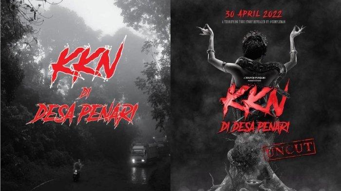 Poster film KKN di Desa Penari (kanan).