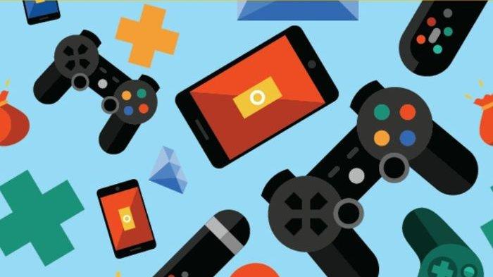 ILUSTRASI permainan atau game penghasil uang.