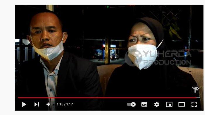Istri muda Yosef, Mimin berbicara di depan awak media terkait kasus tewasnya ibu dan anak di Subang, Jawa Barat.