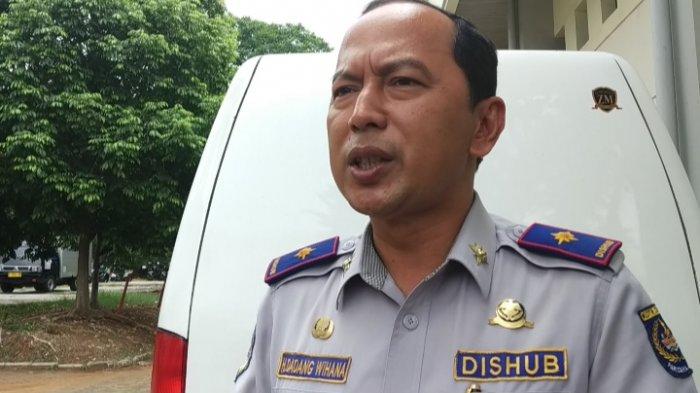 Kepala Dinas Perhubungan Kota Depok Dadang Wihana ketika dijumpai wartawan di Hotel Bumi Wiyata, Beji, Kota Depok, Rabu (27/11/2019).