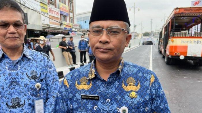 Kepala Dinas Perhubungan Kota Depok Eko Herwiyanto saat dijumpai wartawan.