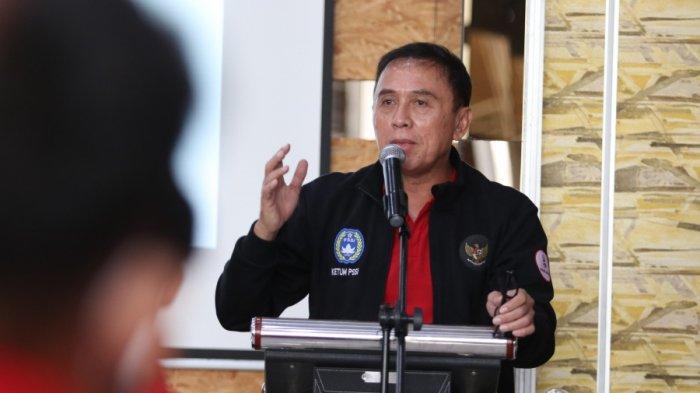 Ketua Umum PSSI, Mochamad Iriawan memberikan sambutan dalam acara pelepasan pemain Timnas U-16 Indonesia
