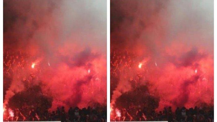 Ulah The Jakmania yang menyalakan flare di laga Persija Jakarta melawan Bali United membuat Macan Kemayoran disanksi Komdis PSSI.