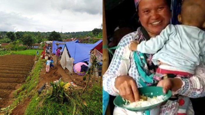 Logistik di pengungsian Kampung Pasirgombong RW 02, Desa Sukamulya, Kecamatan Cugenang, Kabupaten Cianjur menipis diperkirakan hanya cukup untuk tiga hari ke depan. Berbagai cara dilakukan agar menyiasati hal tersebut, salah satunya dengan membagi satu buah telur.