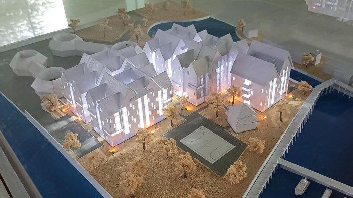 Maket Kampung Susun Akuarium.
