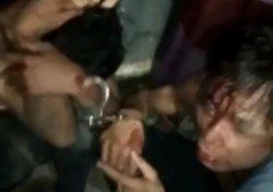Tangkapan layar dua pelaku maling sopir truk di Tol Jagorawi yang diamankan warga di Cipayung, Jakarta Timur, Jumat (16/10/2020).