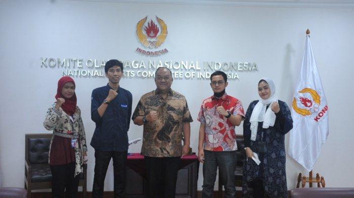 KONI Pusat menerima audiensi dari Start Up layanan kesehatan, Caretaker.id atau Caretaker Home Care.