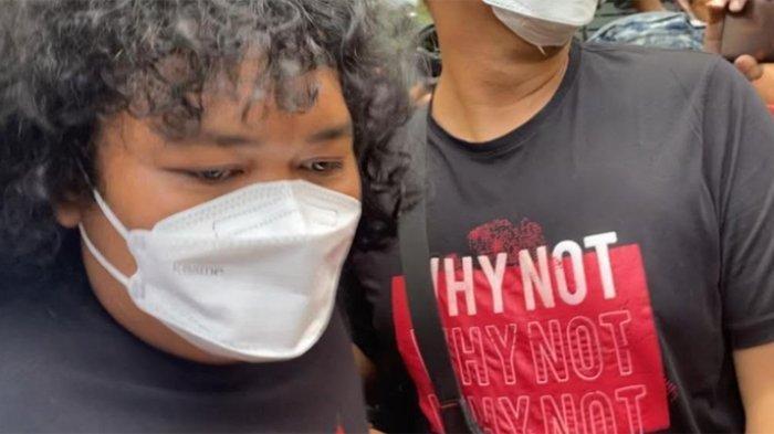 Marshel Widianto saat mendatangi Polda Metro Jaya, Jakarta Selatan, Kamis (7/4/2022).