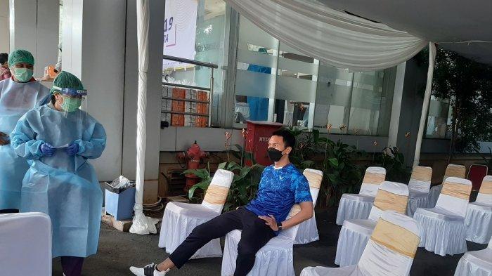 Suasana vaksinasi atlet, pelatih dan tenaga pendukung di Rumah Sakit Olahraga Nasional
