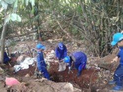 Cegah Longsor Susulan, Tebing Di Jalan Kramat Oyar Setu Diturap Sementara