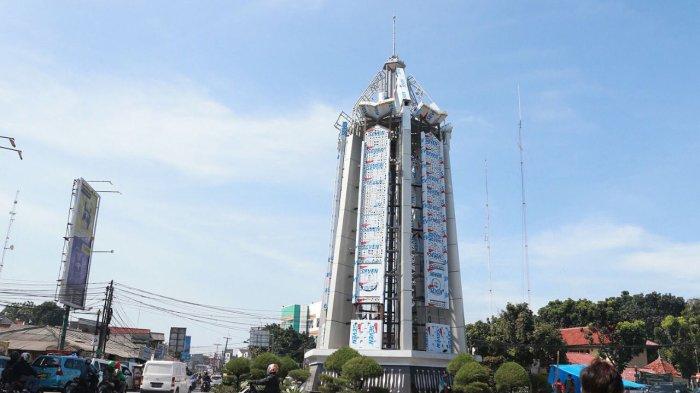 Penampakan Tugu Pamulang baru hasil sayembara.