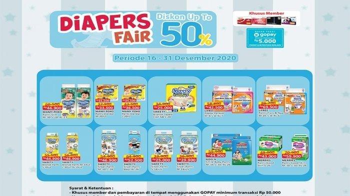 Promo Diapers Fair Alfamart 16-31 Desember 2020.