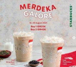 Promo Kuliner Hari Kemerdekaan RI dari Starbucks.