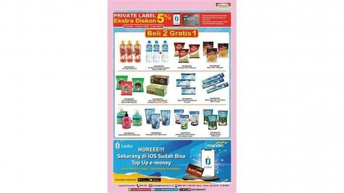 Promo terbaru Indomaret periode 23-29 Desember 2020.
