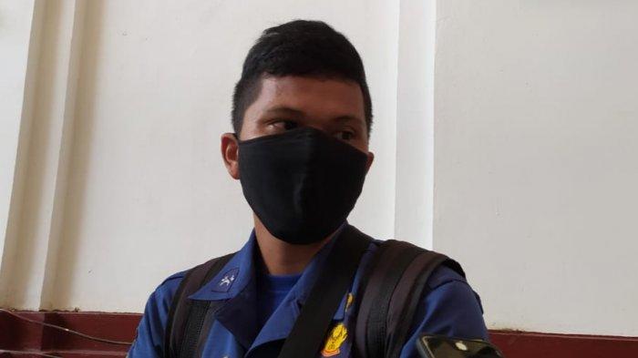 Sandi ketika dijumpai wartawan di Kejari Depok, Jumat (16/4/2021).
