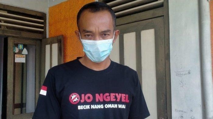 Wahyu Tri Hananto (38) warga Klaten yang berprofesi sebagai satpam garmen mendapat ganti rugi Tol.