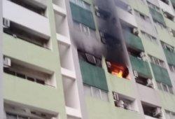 Apartemen Sentral Timur Terbakar, Damkar Kerahkan 10 Unit Mobil Pompa