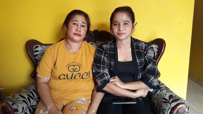 Sophia Sophu (kiri) dan Florensiana saat memberi keterangan terkait kasus penganiayaan dialaminya gara-gara parkir mobil, di Cakung, Jakarta Timur, Minggu (26/12/2021).
