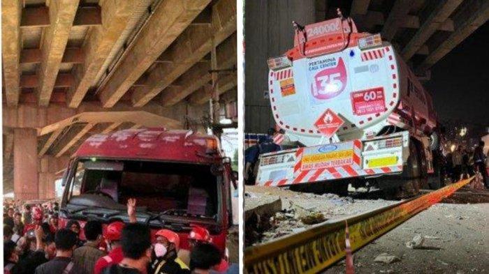Sopir truk tangki Pertamina panik setelah menabrak belasan orang di Jalan Alternatif Cibubur, bahkan 10 di antaranya meninggal dunia.