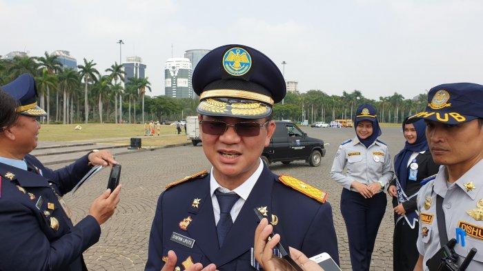 Kadis Perhubungan DKI Jakarta Syafrin Liputo saat ditemui di kawasan Monas, Gambir, Jakarta Pusat, Selasa (17/9/2019).
