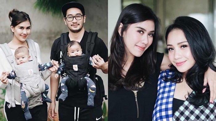 Syahnaz Sadiqah dan keluarga.