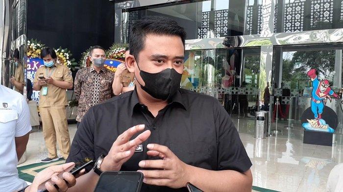 Wali Kota Medan, Bobby Nasution, di Kantor Pemkot Tangsel, Jalan Maruga, Ciputat, Selasa (20/4/2021).