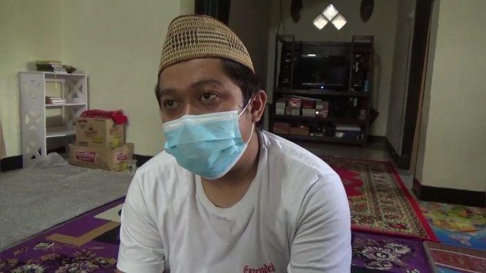 Yoris saat ditemui usai pengajian untuk mendoakan Tuti dan Amalia.