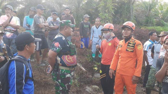 Lansia yang tenggelam di Sungai Hulu Batang Tebo sudah ditemukan dalam keadaan selamat oleh tim Pos SAR gabungan