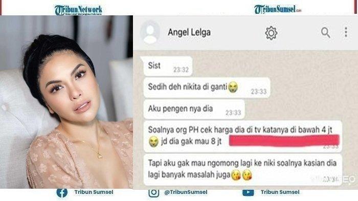 Chat WhatsApp yang bahas honor Nikita Mirzani