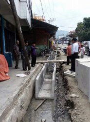 DPRD Komisi III Sungai Penuh Sorot Proyek Box Culvert di Area Pasar