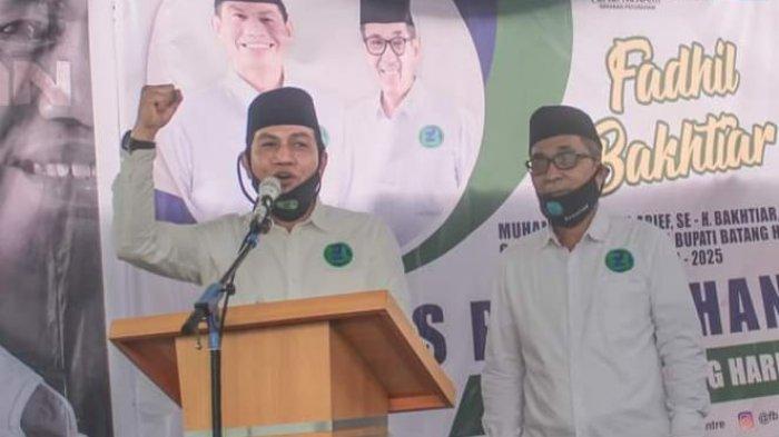 Pasangan calon bupati dan wakil bupati Batanghari nomor urut tiga, M Fadhil Arief - Bakhtiar