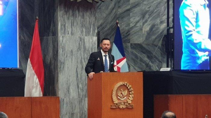 Ketua Umum Partai Demokrat Agus Harimurti Yudhoyono (AHY) di Gedung DPR RI, Jakarta, Kamis (6/8/2020).