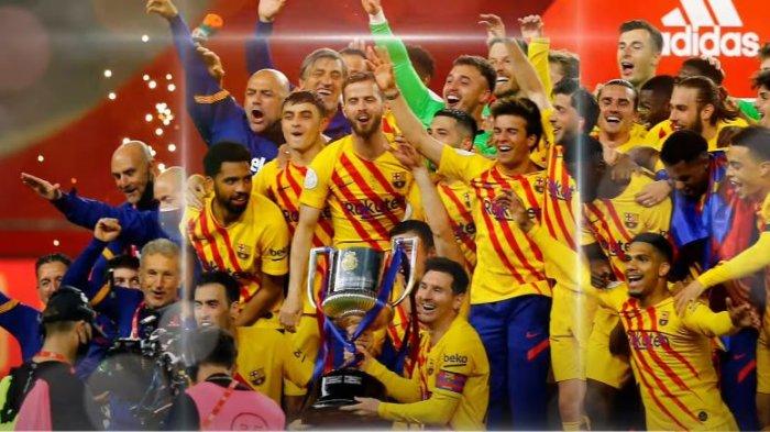 Barcelona juara Copa Del Rey 2021 usai mengalahkan Athletic Bilbao