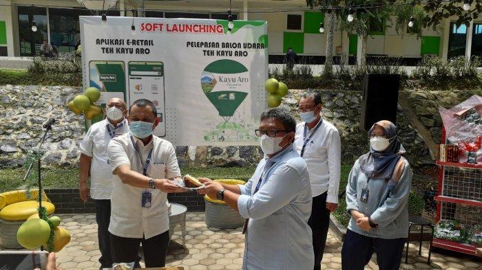 PT Perkebunan Nusantara VI meluncurkan e-Retail Teh Kayu Aro, yang diresmikan langsung oleh Direktur PTPN VI M Iswan Achir.