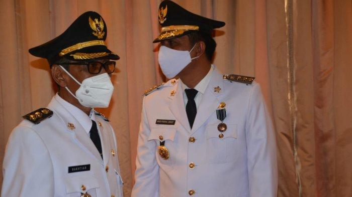 Fadhil Arief dan Bakhtiar resmi dilantik sebagai Bupati dan Wakil Bupati Batanghari, Jumat (26/2/2021)