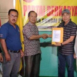 Pilwako Sungai Penuh, Fikar Azami Ambil Formulir Pendaftaran di DPD Partai Berkarya Sungaipenuh
