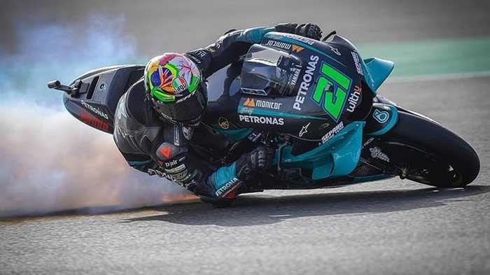 Franco Morbidelli alami masalah pada motornya saat free practice MotoGP Doha 2021