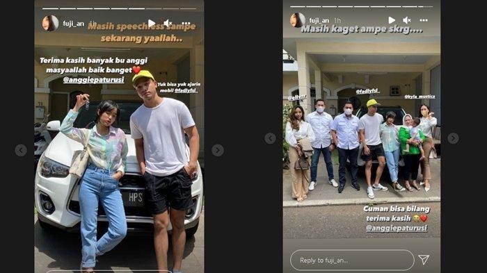 Fuji diberikan hadiah mobil