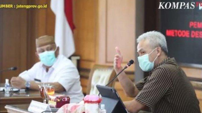 Gubernur Gorontalo Rusli Habibie datang ke Semarang untuk menemui Gubernur Jawa Tengah Ganjar Pranowo, Selasa (25/5/2021).
