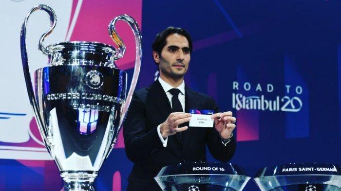 Ilustrasi Drawing fase babak perempat final Liga Champions
