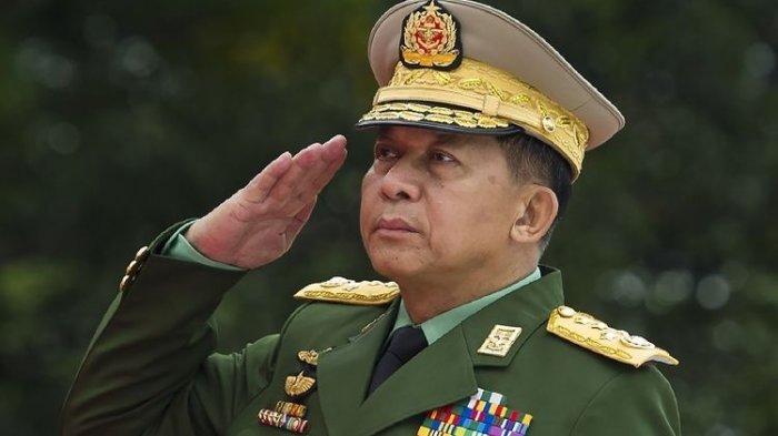 Panglima AD Myanmar Jenderal Min Aung Hlaing.