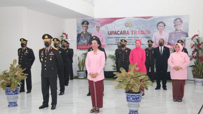 Kapolda Jambi Ikut Tradisi Serah Terima Panji Tribrata dari Idham Azis ke Jenderal Listyo Sigit