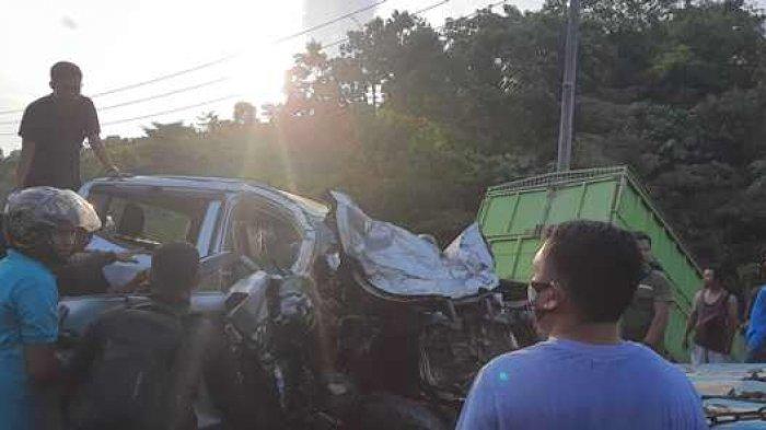 Kecelakaan maut tak terhindarkan terjadi di Jalan Lintas Sumatera dari Kabupaten Bungo menuju Kota Jambi terjadi, Rabu (11/11/2020).