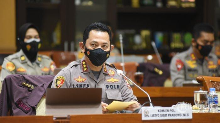 Komjen Pol Listyo Sigit Prabowo mengikuti fit and proper test atau uji kelayakan dan kepatutan calon Kapolri di Komisi III DPR RI, Gedung Nusantara II, Kompleks Parlemen, Senayan, Jakarta Pusat, Rabu (20/1/2021).