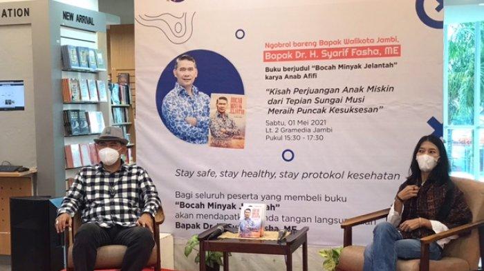 Mengupas Buku Bocah Minyak Jelantah Bareng Syarif Fasha, Gramedia Jambi Akan Adakan Bedah Buku Lokal Secara Rutin