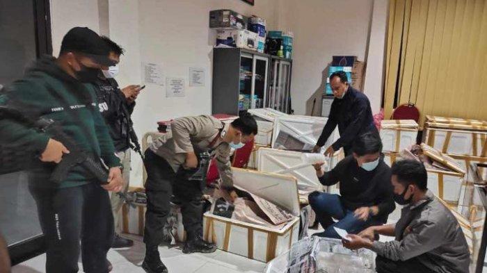 Anggota Polsek Tungkal Ilir berhasil menggagalkan penyelundupan benih lobster senilai Rp19,9 Miliar, Sabtu (19/12/2020)