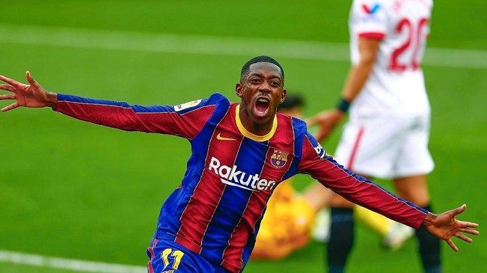 Ousmane Dembele di Barcelona
